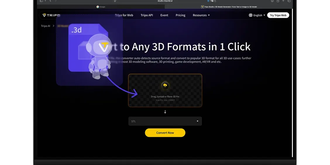 轉換為 FBX(.fbx)檔案並檢視