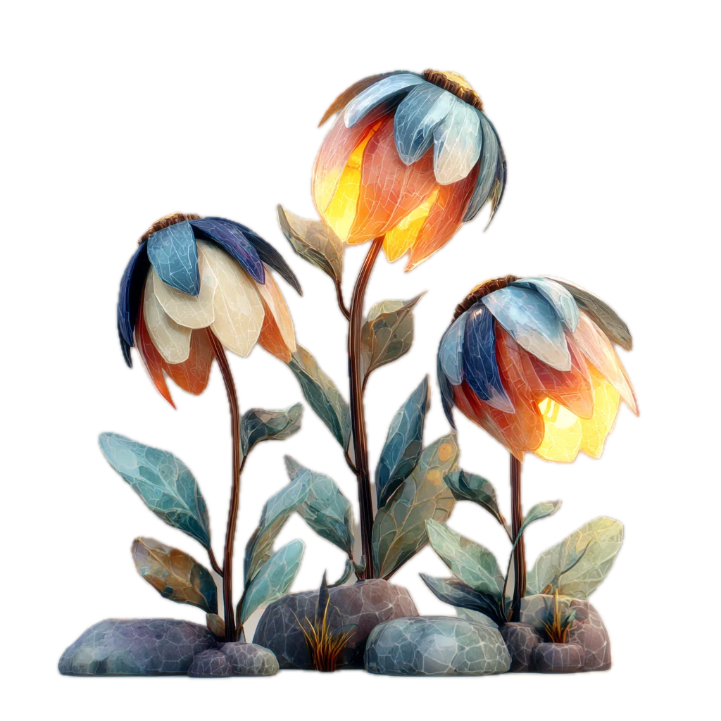 Glowing Flowers