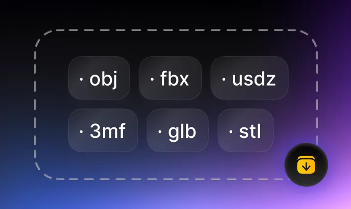 변환된 USDZ 파일 다운로드